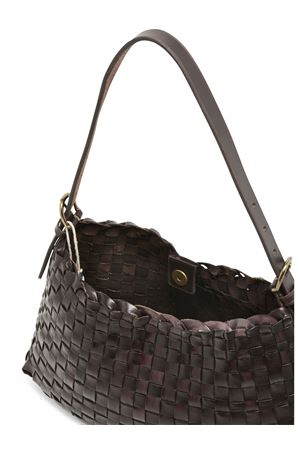 Dark Brown Hobo Salvage Shoulder Bag DRAGON DIFFUSION | 8170DARKBROWN